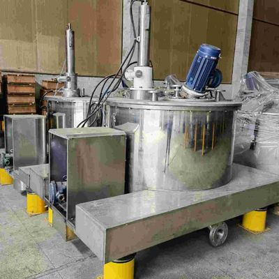 1200rpm食糧分離のための自動バッチ遠心分離機500Lの底排出のスクレーパー
