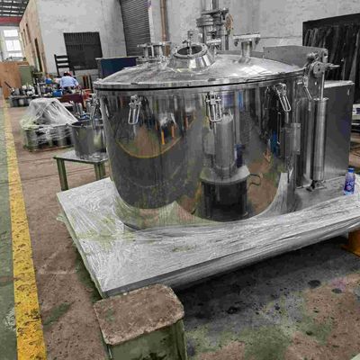 化学処理の4ポイント上の排出の遠心分離機400Lのバスケットの遠心分離機