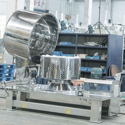 1100rpm Pharmaの遠心分離機機械手動ピーラーの排出